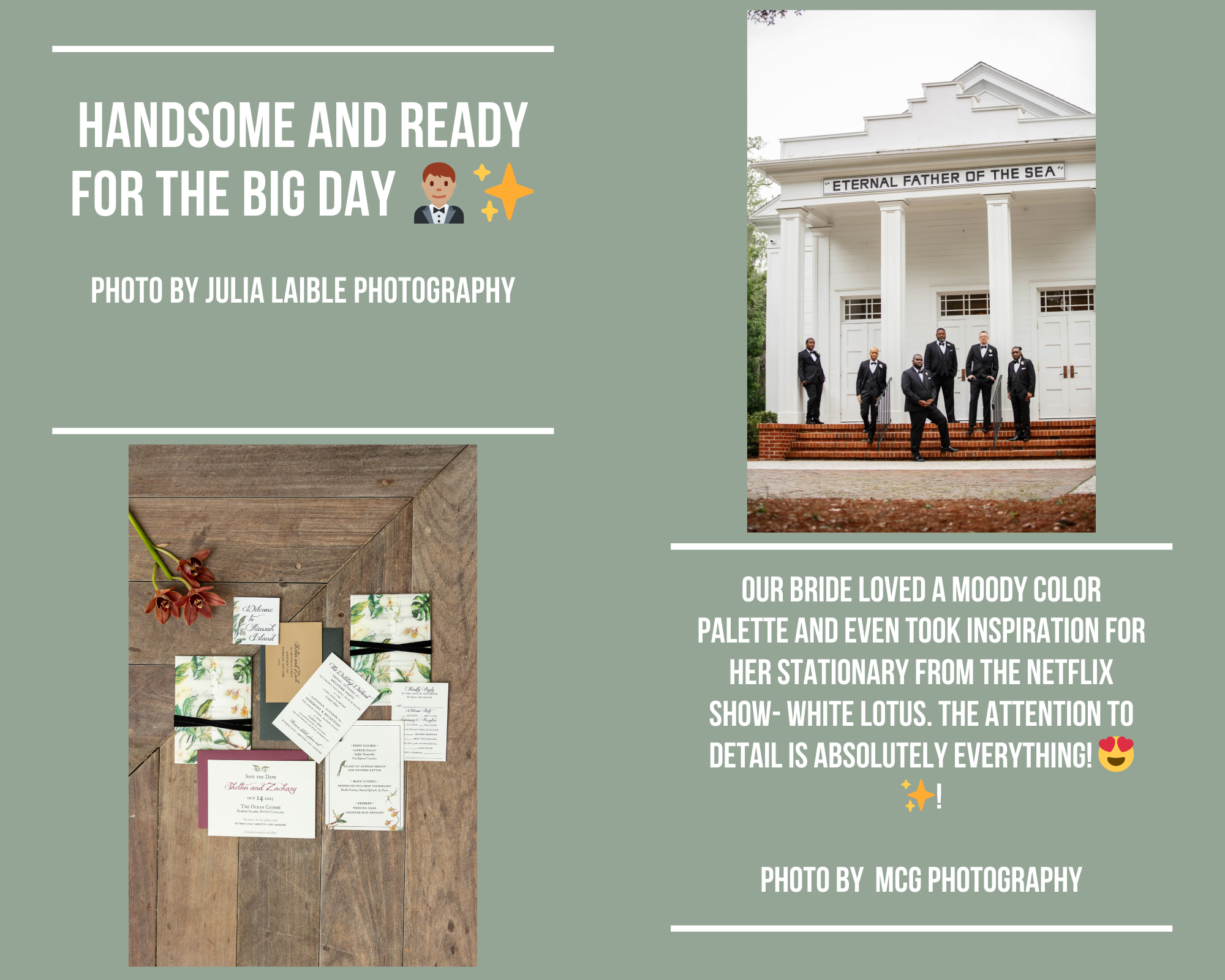 Copy of We loved working with this soft color palette! Photos by catherine ann photography - 1