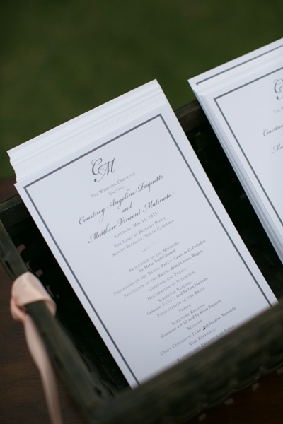 studio r wedding programs