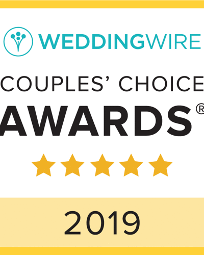WeddingWire Couples' Choice Awards 2019 logo.