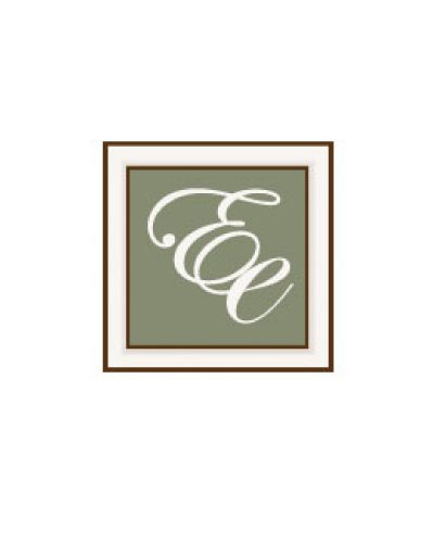 Elegant logo with intertwined 'E' and 'C' in a framed square.